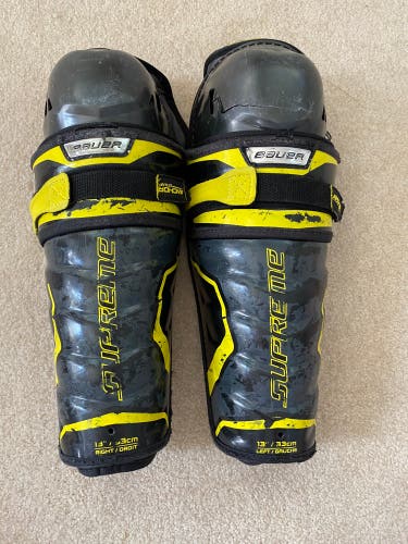 Used Bauer Supreme S29 Shin Pads 13”