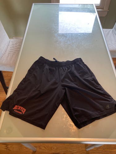 University Of Denver Lacrosse Black Used Large New Balance Shorts
