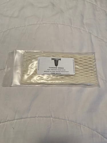 New Throne of String Mesh - Wax Finish - 15mm White Mesh