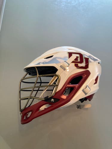University Of Denver Lacrosse Player's Warrior Burn Helmet
