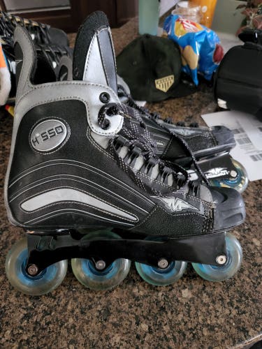 Used Mission Helium 550 Inline Skates Regular Width Size 12