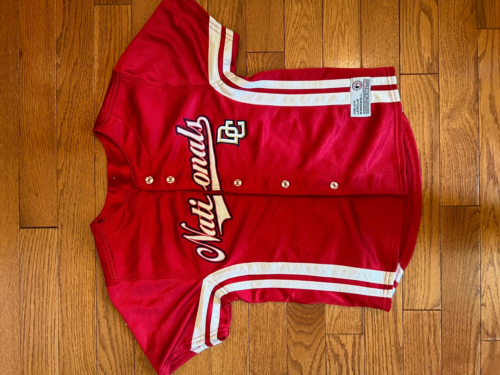 Vintage Nationals MLB Baseball Jersey