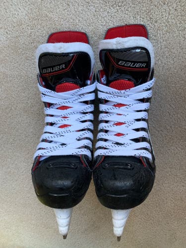 Used Bauer Regular Width Youth Size 1 Nsx Hockey Skates