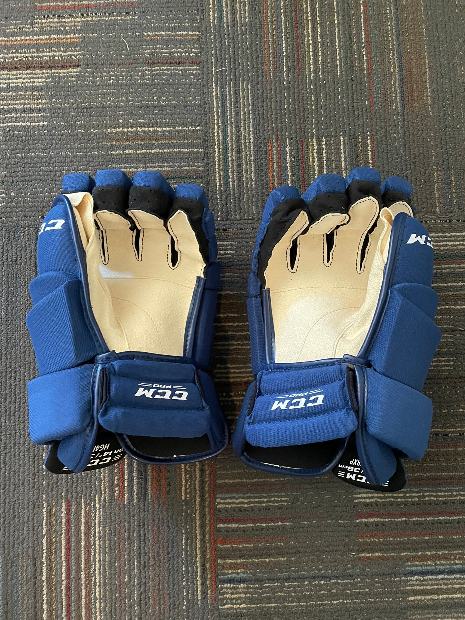 Details about   Sherwood BPM 120 Roller Inline ICE Hockey Gloves~Red/Blue/Yellow~Size 14+ 