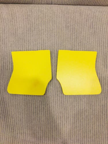 Bauer PORON yellow Backhand Liner Pads Pro Stock Hockey Gloves