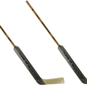 Senior 2-Pack New Regular Sher-Wood 9950 Goalie Hockey Stick 25" Paddle PP41 Curve