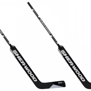 Senior 2-Pack New Full Right Sher-Wood BPM150 Goalie Hockey Stick 27" Paddle PP41 Curve