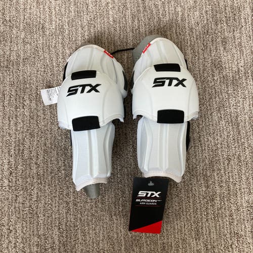 New Men's Medium STX Surgeon 700 Arm Pads Guards White Gray