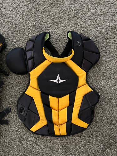 All Star Catcher's Set Black And Yellow