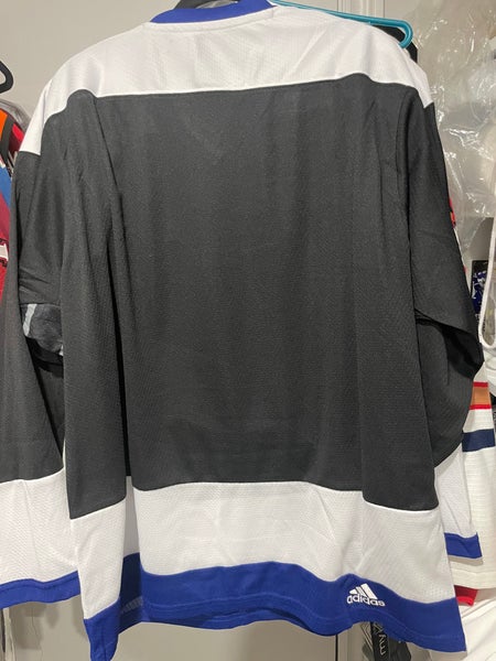 Men's Pittsburgh Penguins adidas Light Blue Team Classics Authentic Blank  Jersey