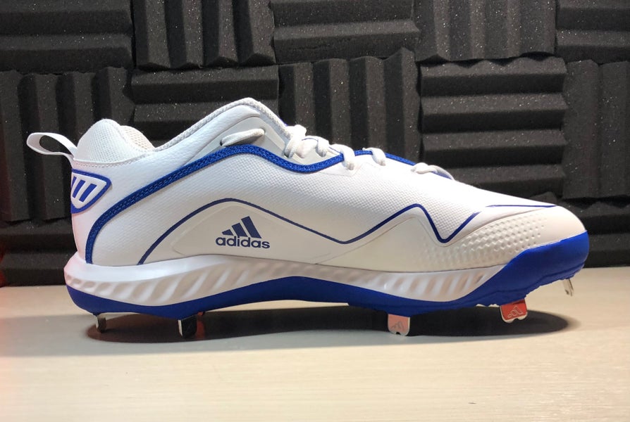 Adidas Icon 6 Bounce Baseball Cleats Father's Day Blue Men’s size 10.5 GZ0453