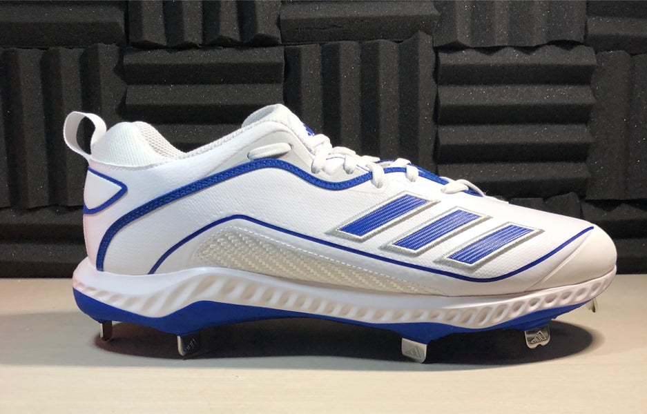Adidas Icon 6 Bounce Baseball Cleats Father's Day Blue Men’s size 10.5 GZ0453
