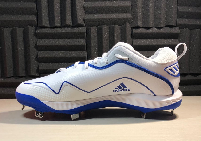 Adidas Icon 6 Bounce Baseball Cleats Father's Day Blue Men’s size 10.5 GZ0453