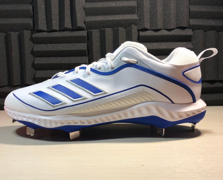 Adidas Icon 6 Bounce Baseball Cleats Father's Day Blue Men’s size 10.5 GZ0453