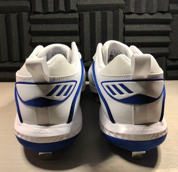 Adidas Icon 6 Bounce Baseball Cleats Father's Day Blue Men’s size 10.5 GZ0453