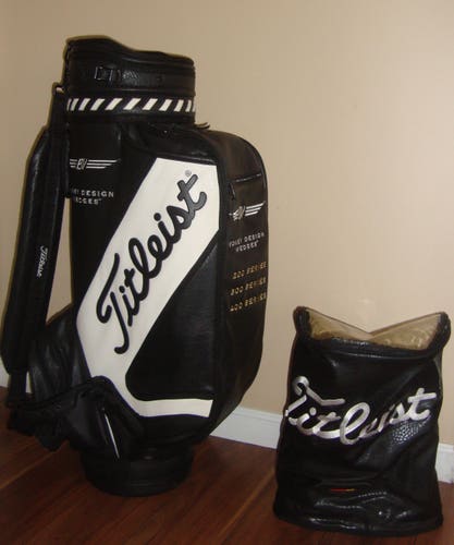 TITLEIST BV VOKEY DESIGNS Staff Golf Bag Tour Caddy with Rain Hood Cover