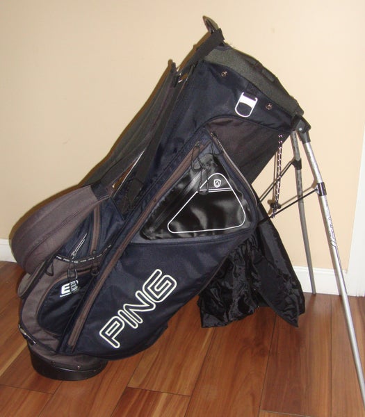 PING Hoofer E2 Stand/Carry Golf Bag 5 way w/ Rain Cover Dr Performance