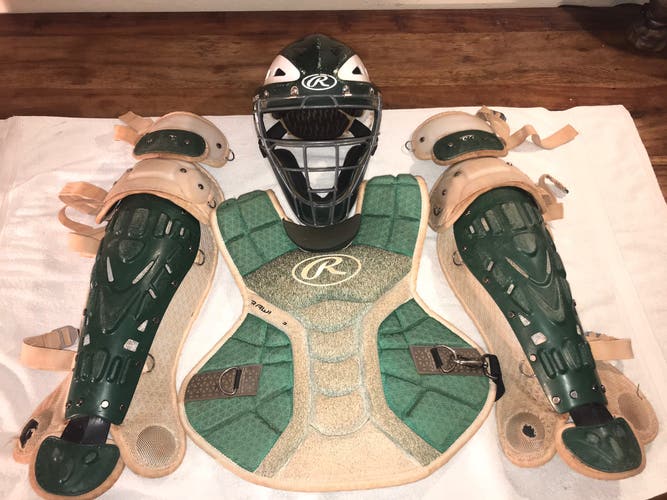 Used Youth Rawlings Velo catchers gear