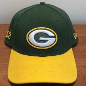Green Bay Packers Hat Baseball Cap Fitted NFL Football New Era L XL Matthews GB