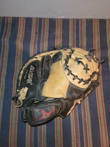 Used All Star Right Hand Throw Catcher's CM3030 Baseball Glove 32"