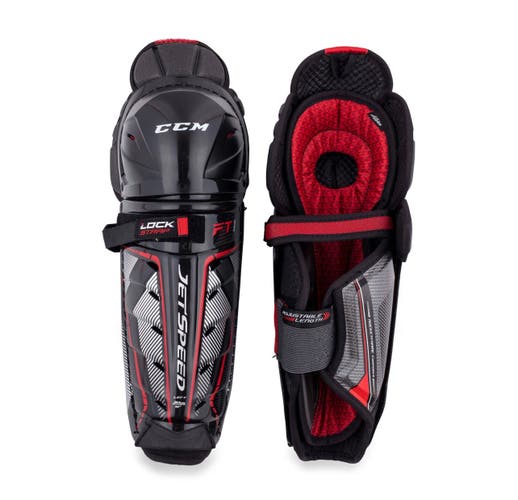 CCM Jet Speed FT4 Junior Shin Guards, Elbow Pads, Hockey Pants And Chest Protector