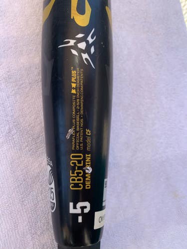 Used USSSA Certified DeMarini Composite CF Bat (-5) 27 oz 32"
