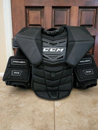 Used Medium CCM Premier R1.9 Goalie Chest Protector