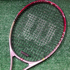 Wilson Titanium 2 Tennis Racket, 27.5", 4 1/8"