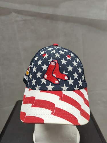 Boston Red Sox Patriotic Stop&Shop Mesh Back Hat '47 MLB