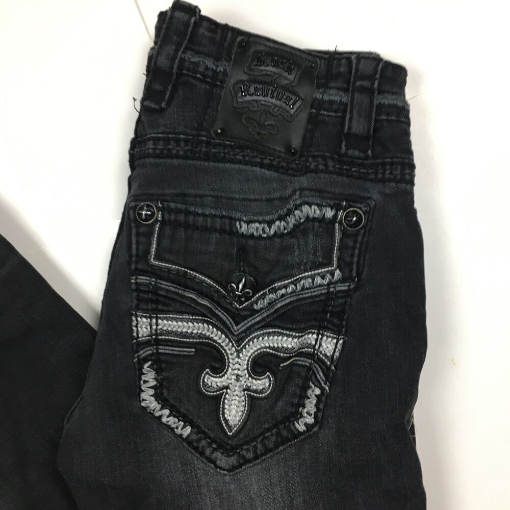 Rock Revival Hank Boot Cut Denim Jeans 