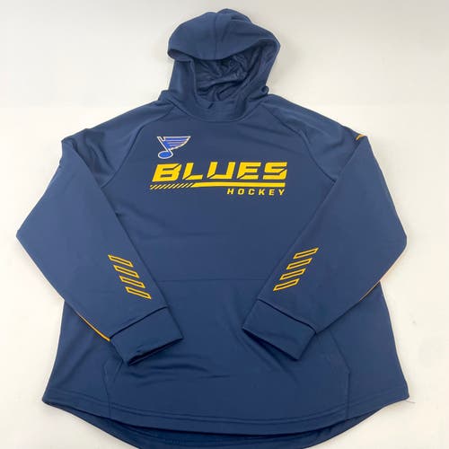 Brand New Player Issued St. Louis Blues Fanatics Pro Hooded Sweatshirt - NHL