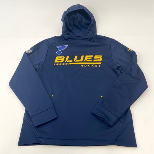 Brand New Player Issued St. Louis Blues Fanatics Pro Hooded Sweatshirt