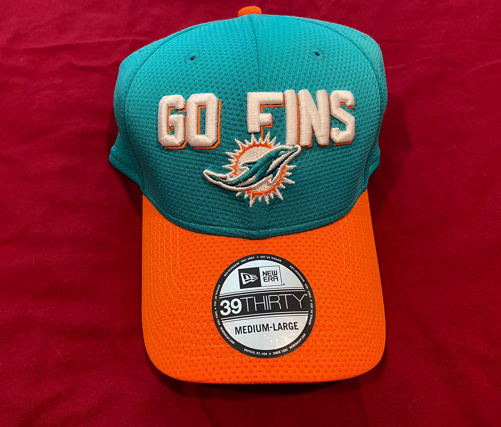 NFL Miami Dolphins New Era Hat Size Medium / Large * NEW * NWT