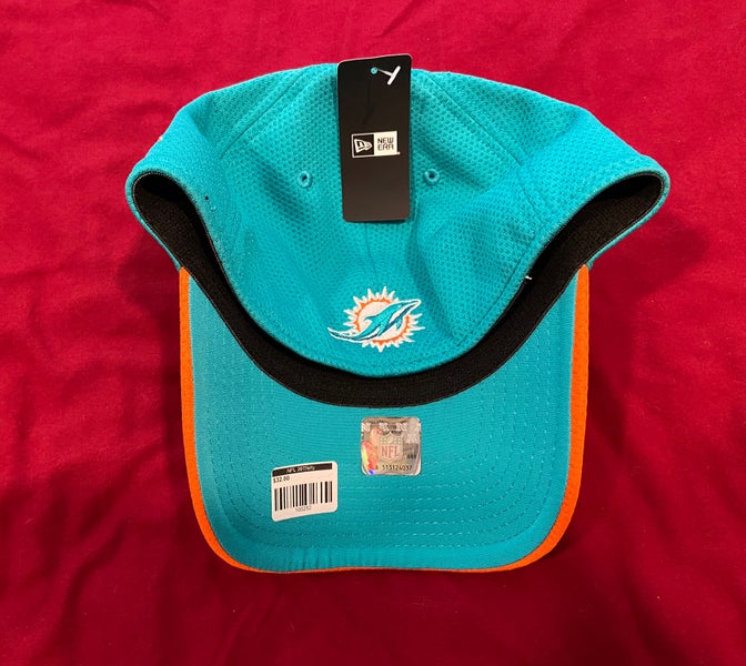 New Era Miami Dolphins Old Logo NFL Fitted Cap Hat Large