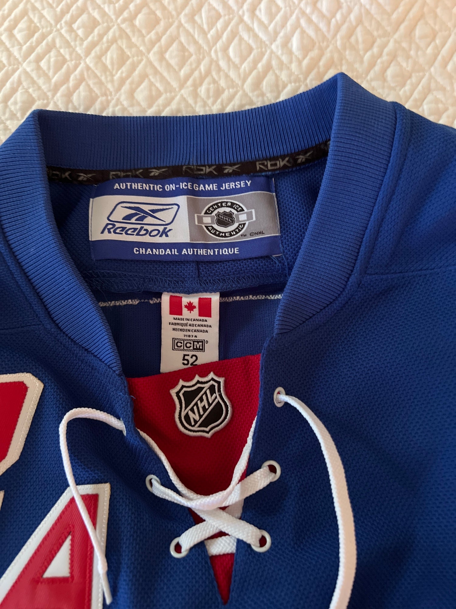 2011 NHL All Star Eric Staal White Reebok Edge 2.0 Authentic Jersey NWT -  52 | SidelineSwap