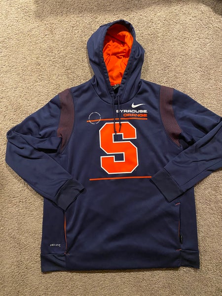 Syracuse Lacrosse Team Issued Navy Blue XL Nike Sweatshirt