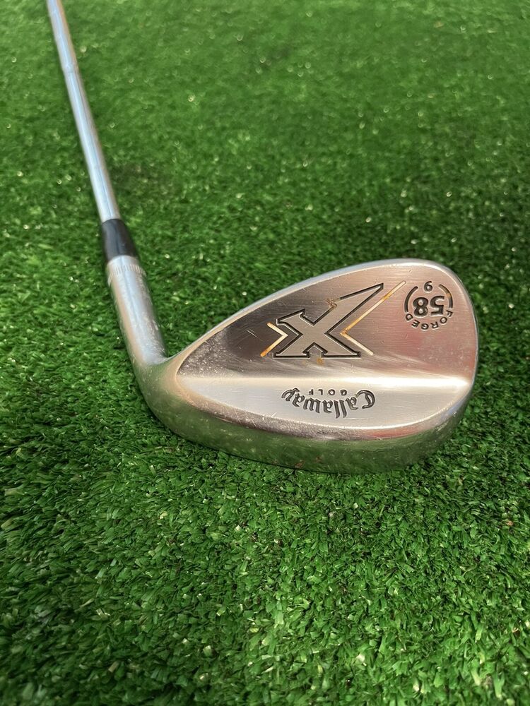 Callaway X Forged Lob Wedge 58* 58-09 S300 Steel Shaft 