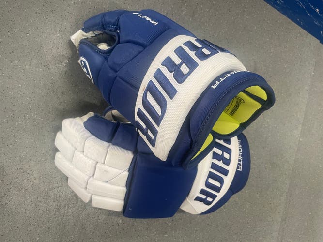 Used Warrior Alpha Pro Gloves 15" Pro Stock