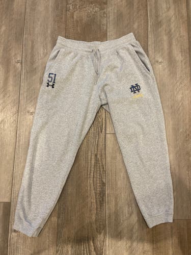 #51 ND Lax team joggers XL