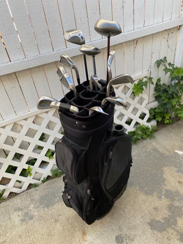 Mens Callaway and Macgregor golf club set with golf bag