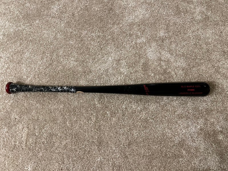 Used BBCOR Certified 2017 Louisville Slugger Wood MLB Prime Maple Bat (-3) 30 oz 33"