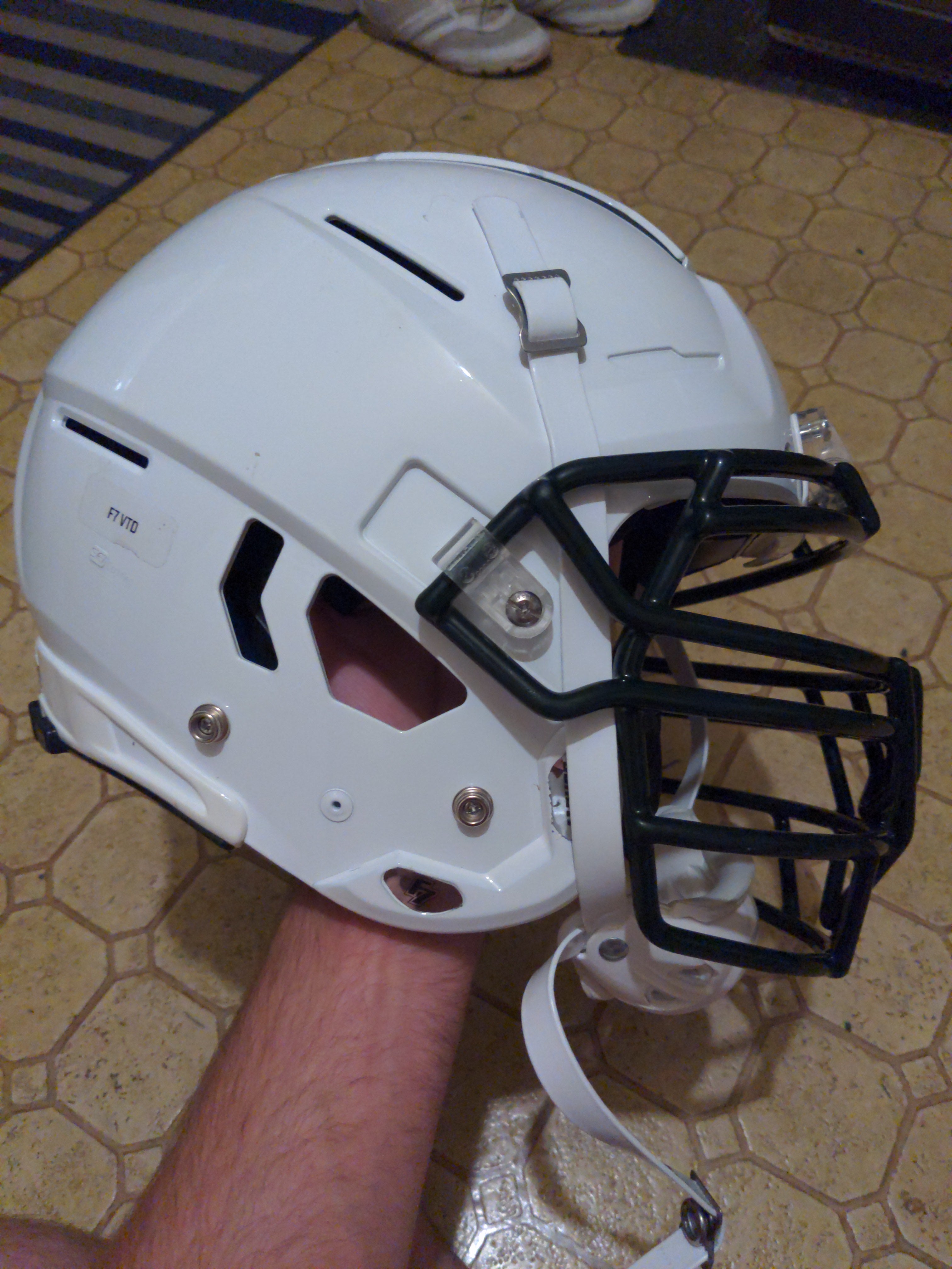 Adult Large white Schutt F7 Helmet | SidelineSwap | Buy and Sell