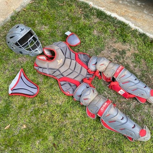 All Star catchers Set -red and gray gear 13U