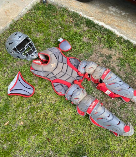 All Star catchers Set -red and gray gear 13U