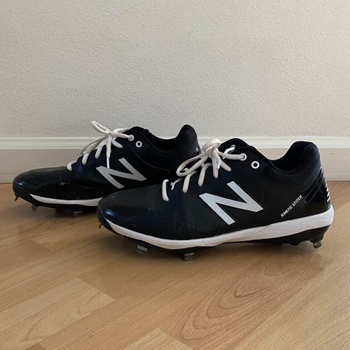 New Balance 4040v5 Black Baseball Metal Cleats 10.5M