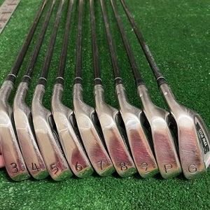 Pinseeker TPW Plus Iron Set 3-PW, GW With Lite Flex Graphite Shafts