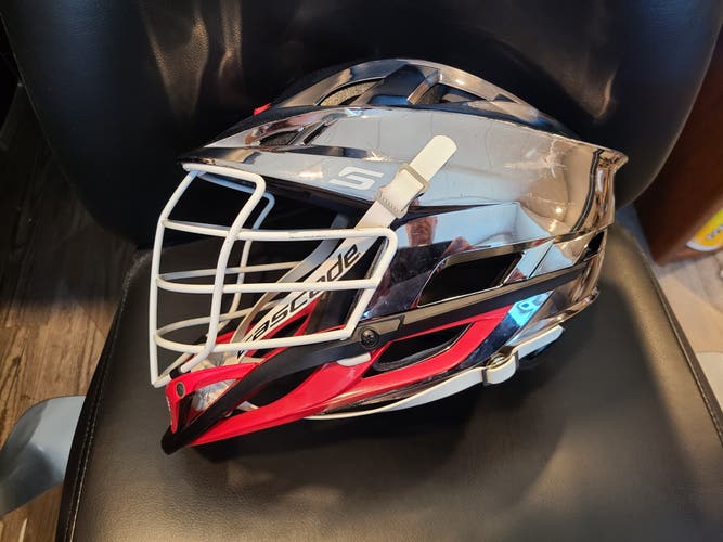Used Player's Cascade S Helmet Gunmetal Chrome