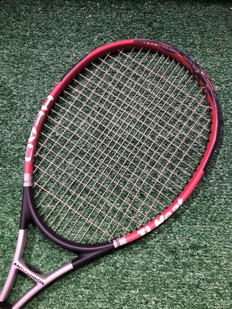 Prince EXO3 Black 100 head 4 5/8 grip Tennis Racquet 