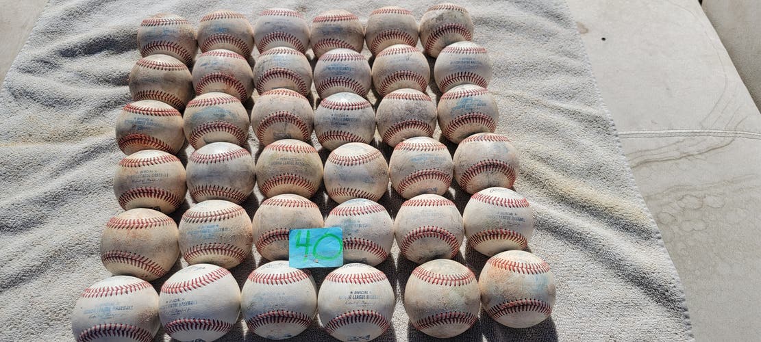 Used Rawlings Official Minor League Baseballs 36 Pack (3 Dozen)
