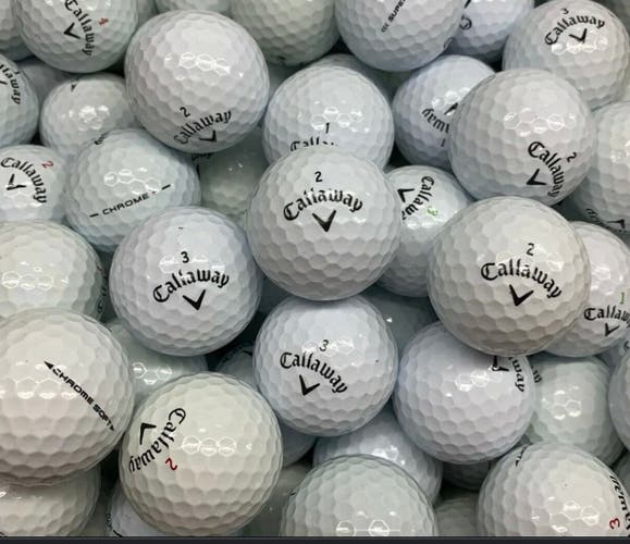 Refurbished Callaway 50 Pack Balls (Near MINT Condition)